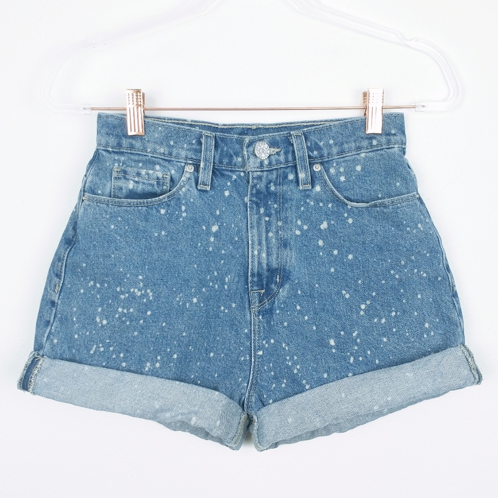 BDG | Mom High-Rise Splatter Jean Shorts
